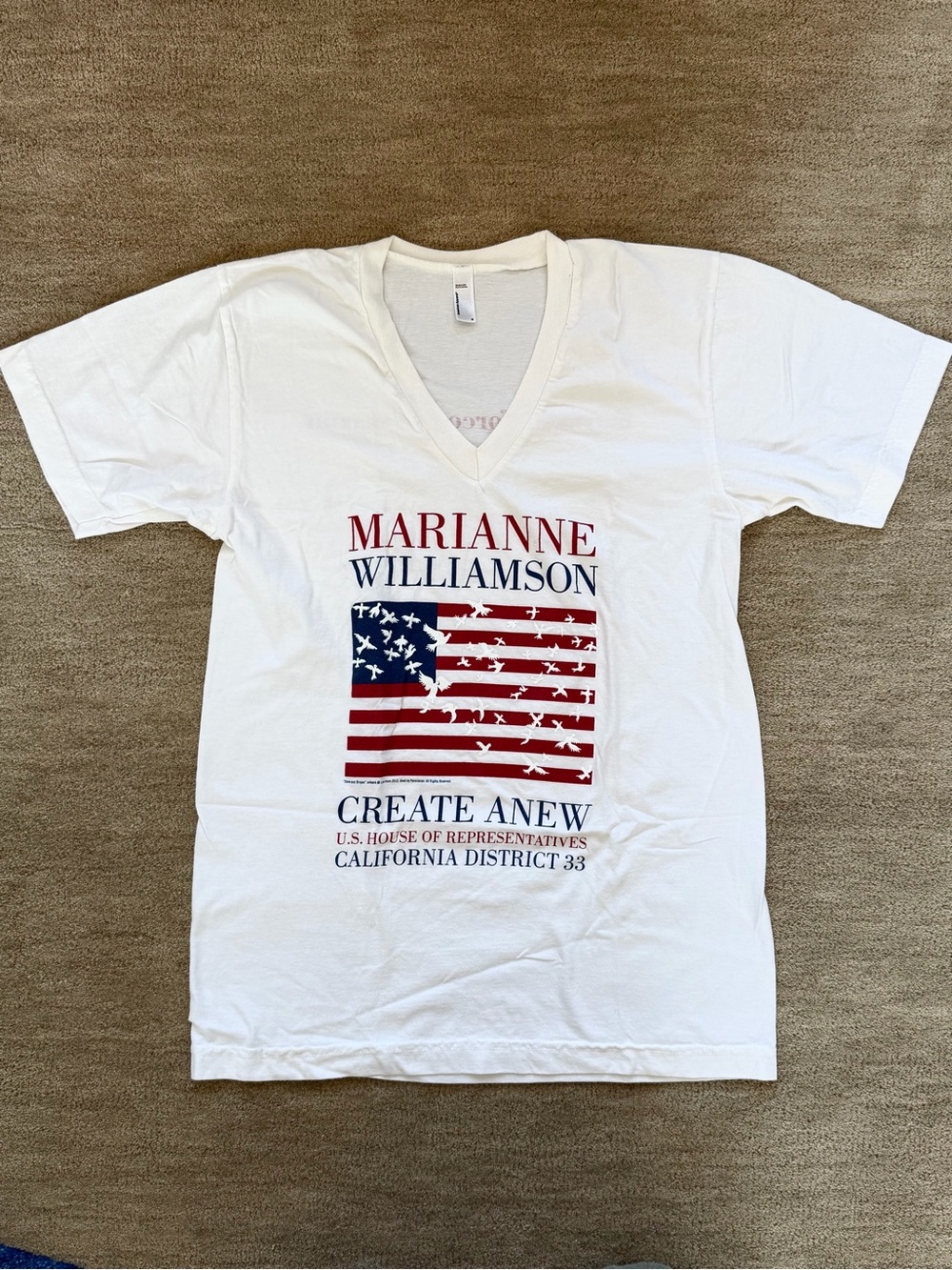 NEW Marianne Williamson for Congress Campaign t shirt - Picture 2 of 4